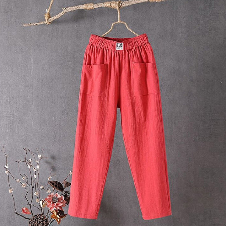 Alyra - Comfortable Pocketed Trousers
