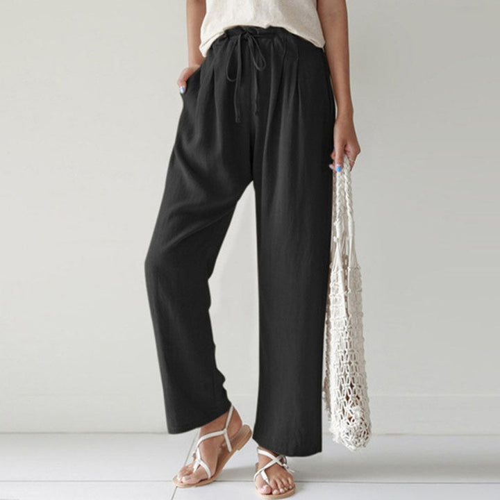 Vara - Comfortable Drawstring Trousers with Relaxed Fit