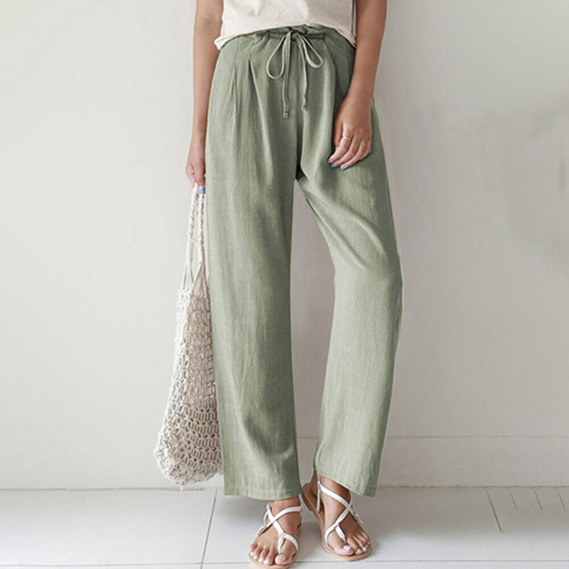 Vara - Comfortable Drawstring Trousers with Relaxed Fit