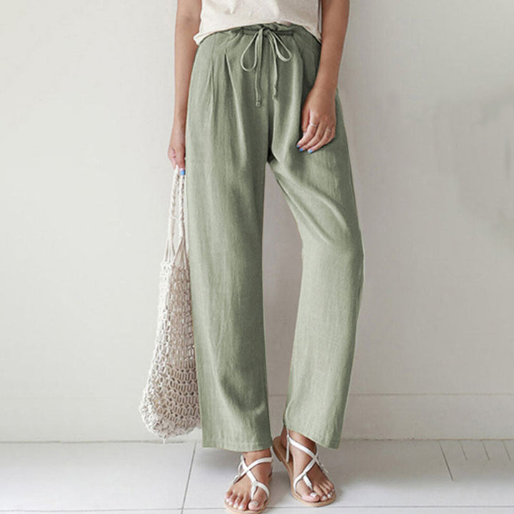 Vara - Comfortable Drawstring Trousers with Relaxed Fit