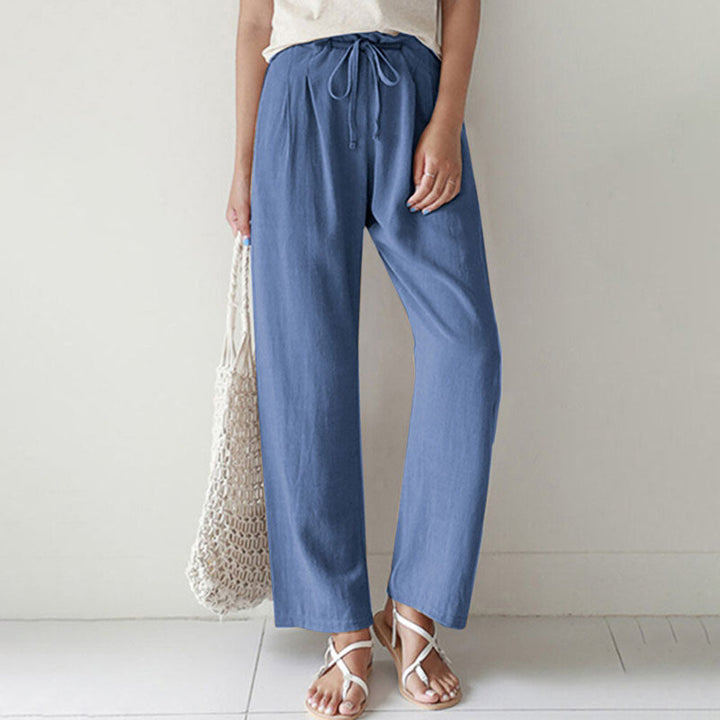 Vara - Comfortable Drawstring Trousers with Relaxed Fit