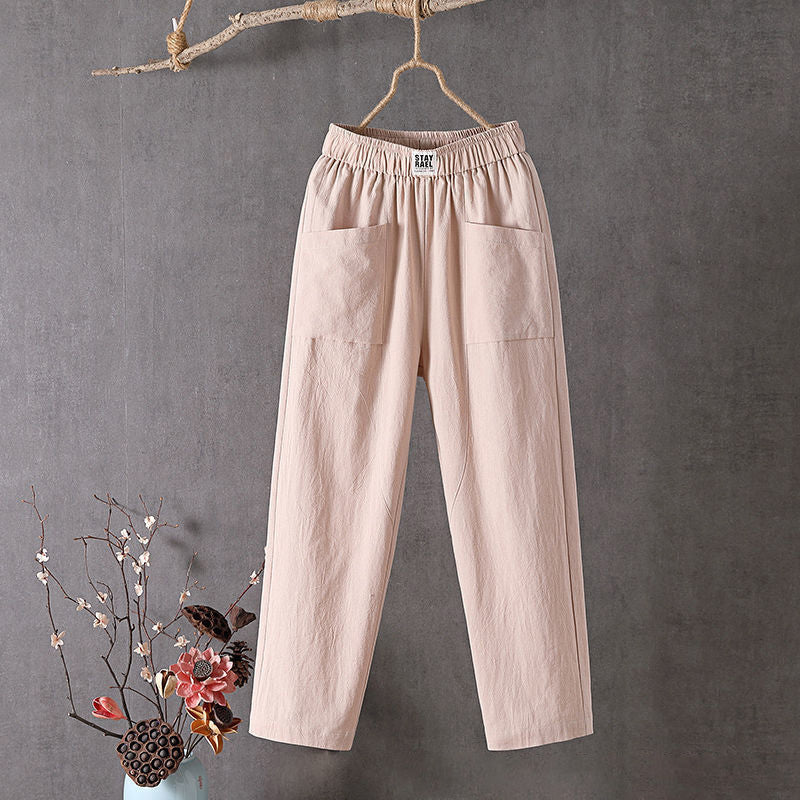 Alyra - Comfortable Pocketed Trousers