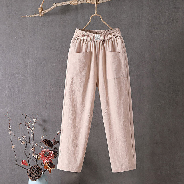 Alyra - Comfortable Pocketed Trousers