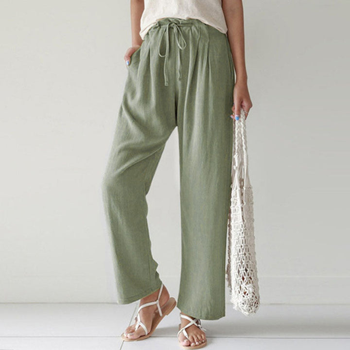 Vara - Comfortable Drawstring Trousers with Relaxed Fit