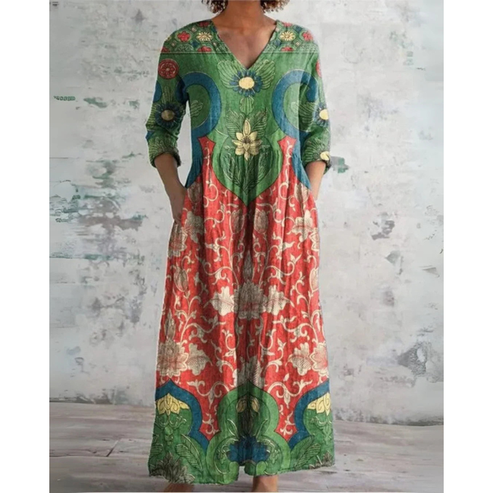 ELEANOR | CLASSIC FLORAL MAXI DRESS