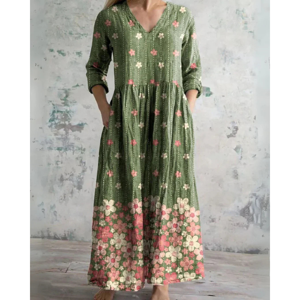 ELEANOR | CLASSIC FLORAL MAXI DRESS