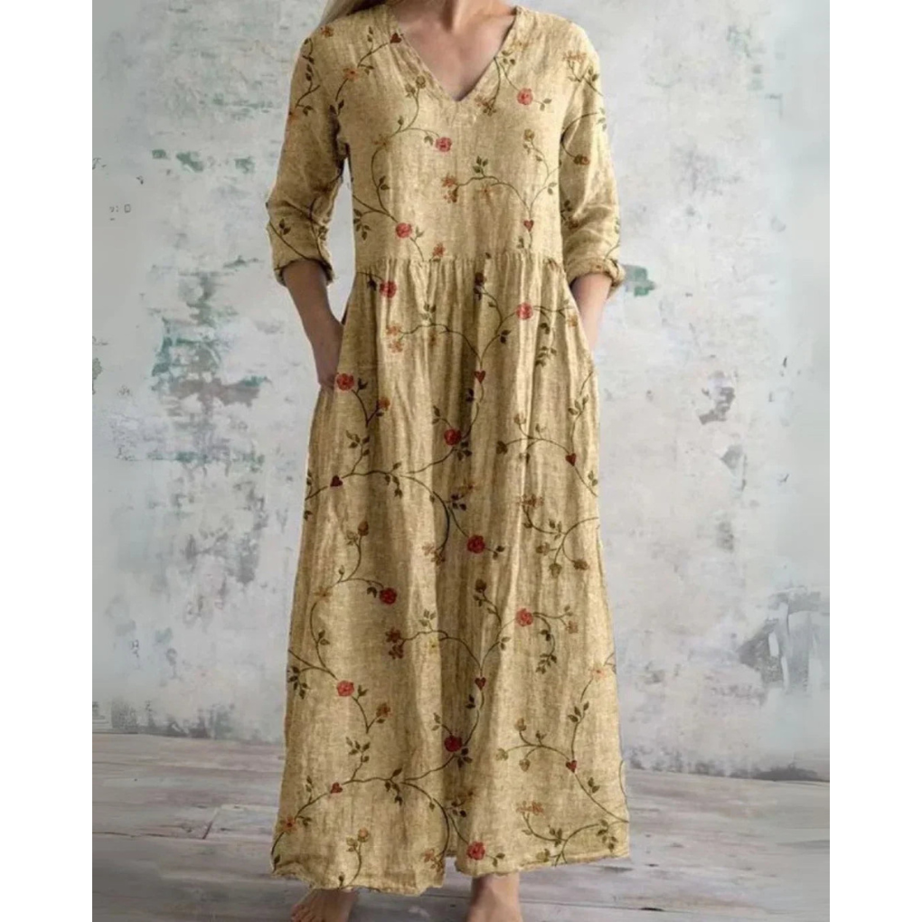 ELEANOR | CLASSIC FLORAL MAXI DRESS
