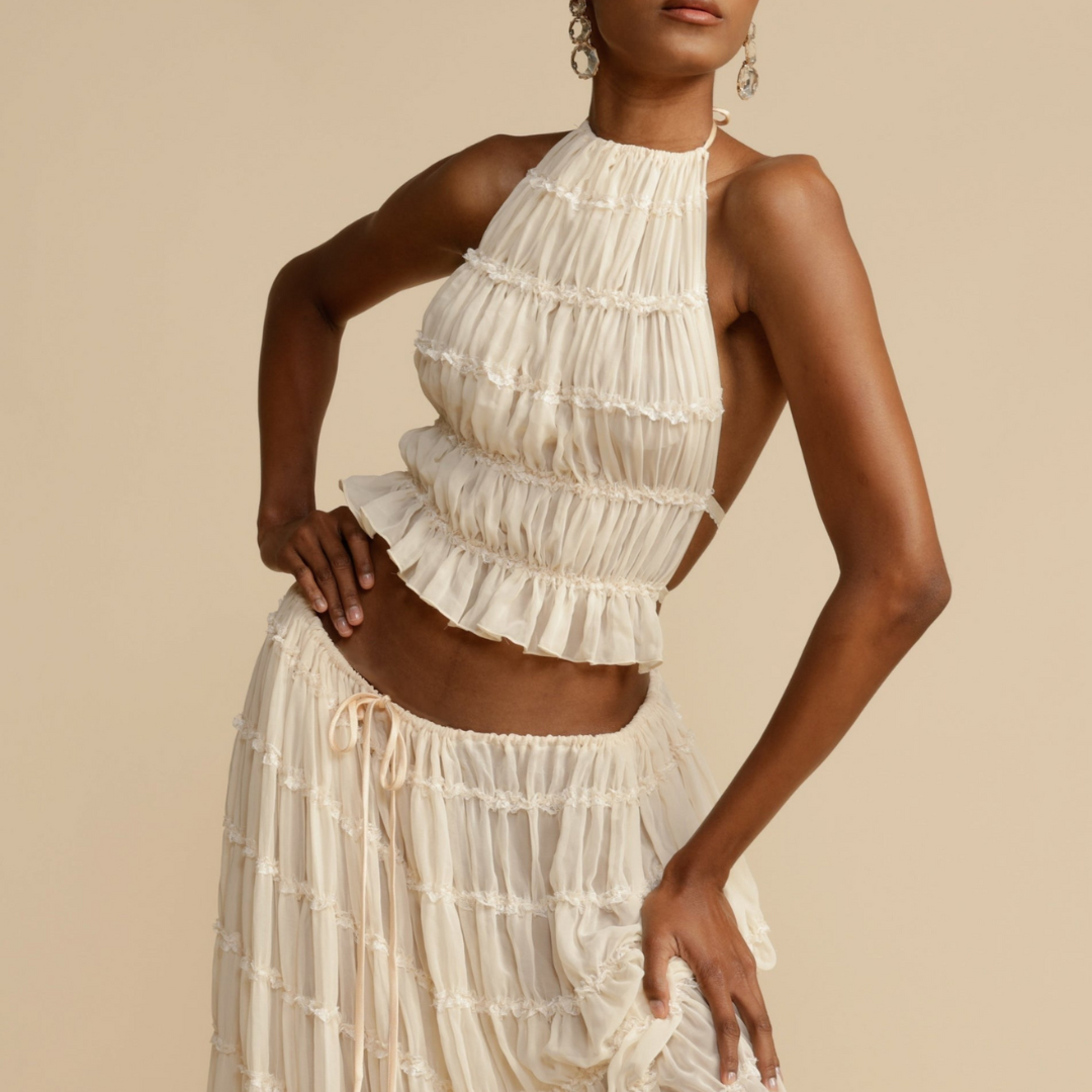 WENDY - Coordinated Camisole and Skirt Ensemble