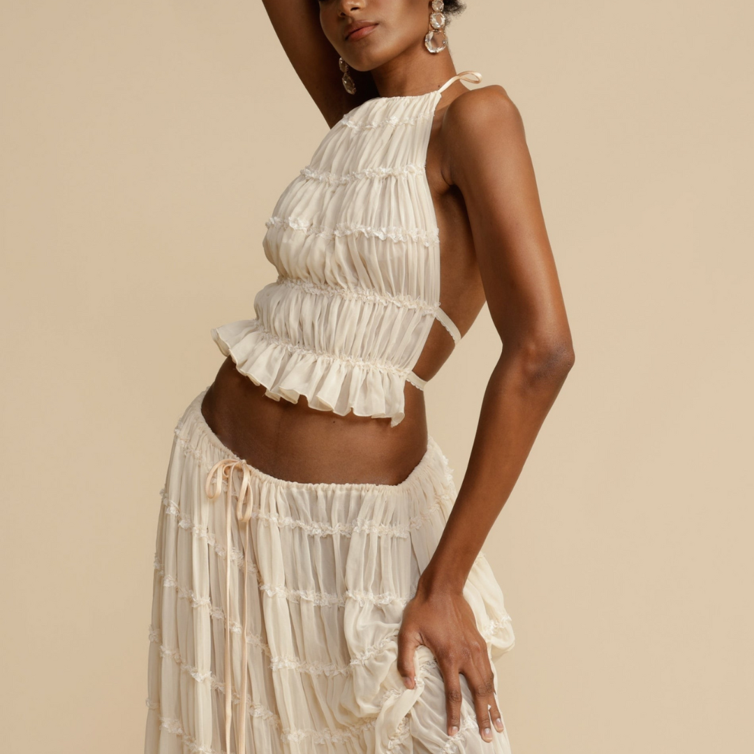 WENDY - Coordinated Camisole and Skirt Ensemble
