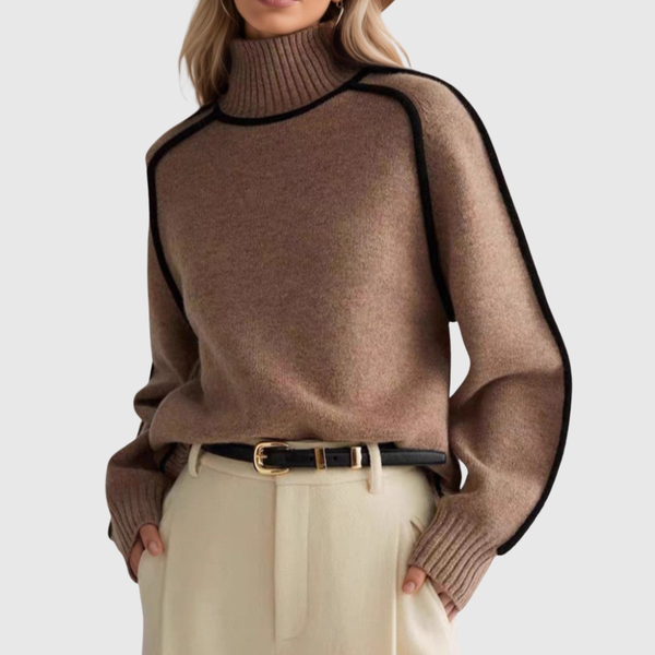 Chic High Neck Sweater for Women