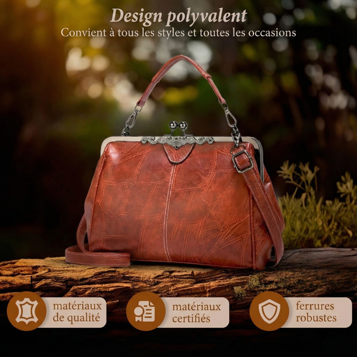 Lily™ | Classic Leather Vintage Bag