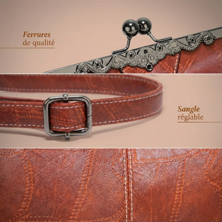 Lily™ | Classic Leather Vintage Bag