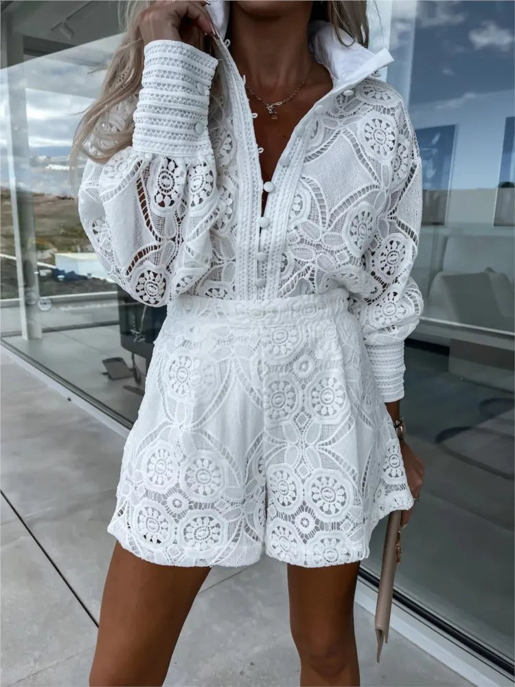 Lesley - Chic Lace Ensemble