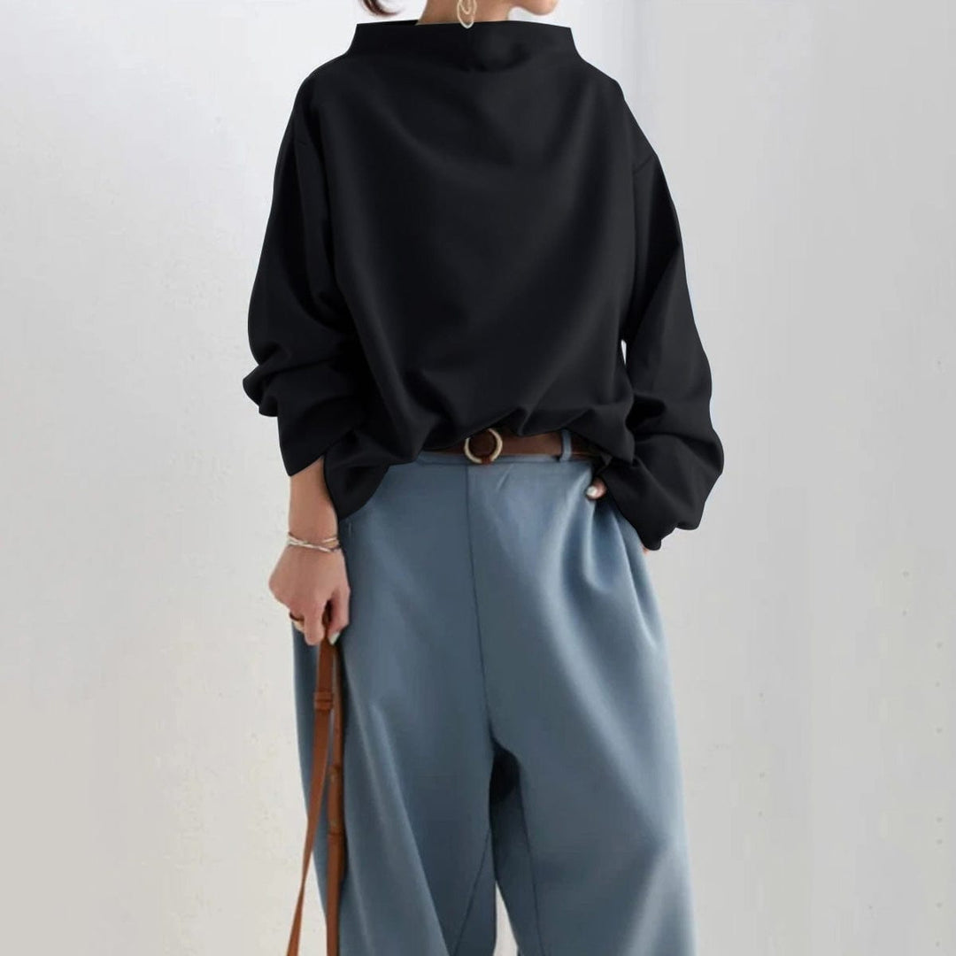 Lisa | Relaxed High-Neck Top