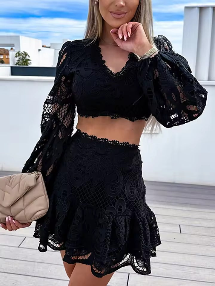 Jess - Sophisticated Lace Ensemble