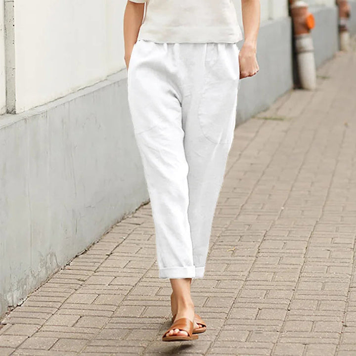 Kriza - Relaxed Fit Trousers with Pockets