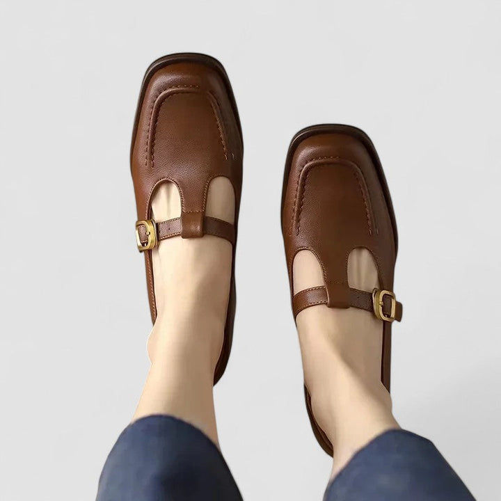 Kyrahnae | T-Strap Mary Jane Shoes with Orthopedic Support