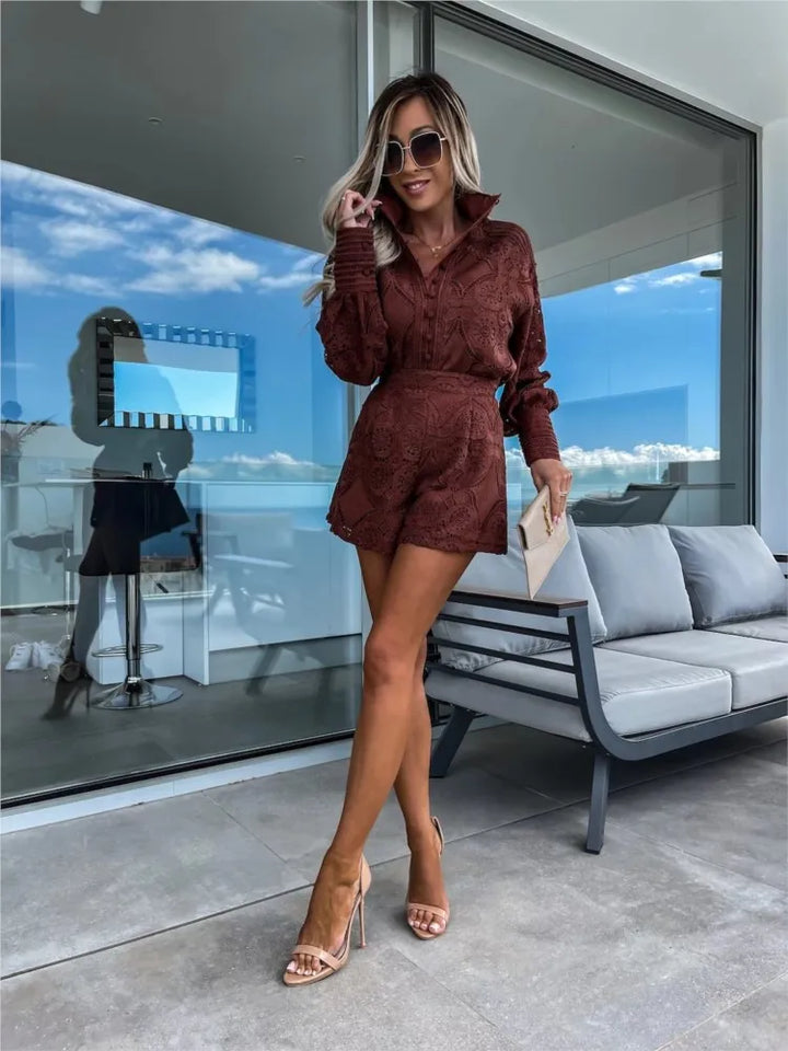 Lesley - Chic Lace Ensemble