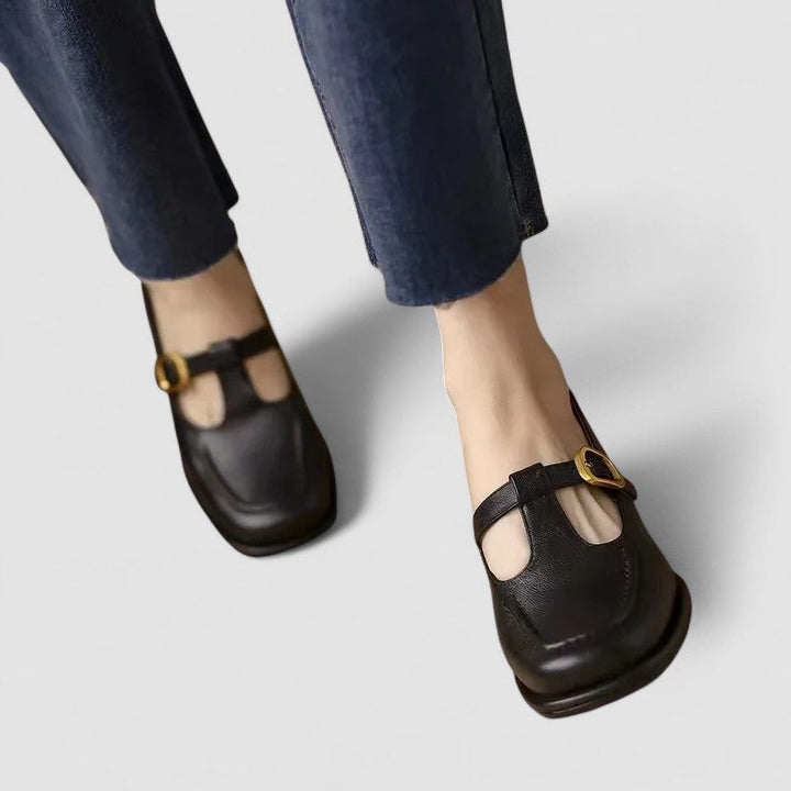 Kyrahnae | T-Strap Mary Jane Shoes with Orthopedic Support