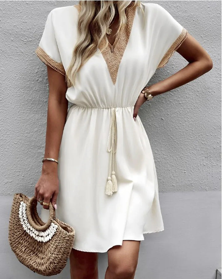 Sabrina - Chic Bohemian Elegance Dress