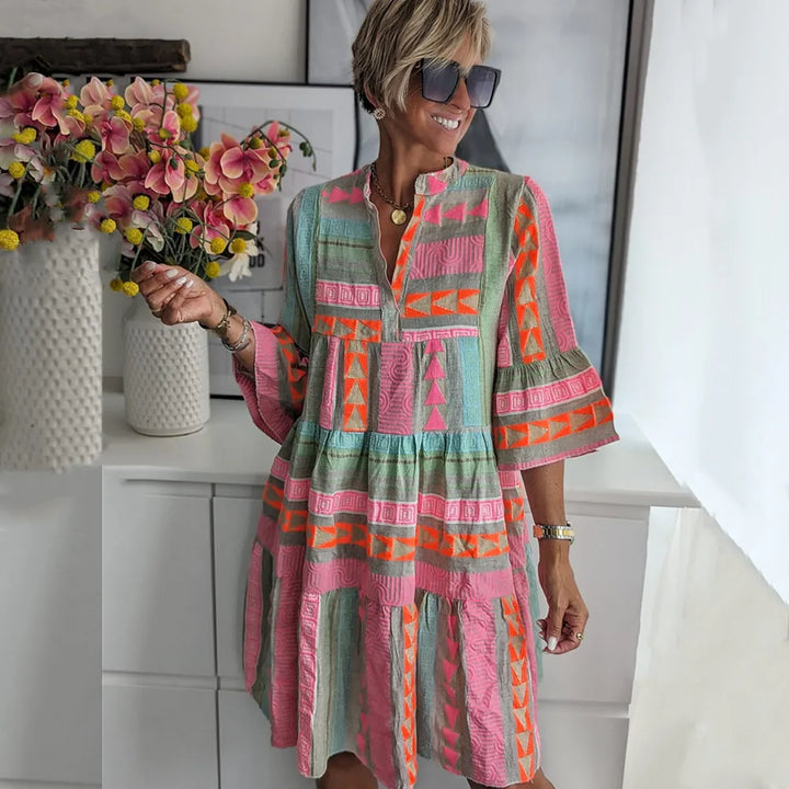 Delyth - Floral Spring Dress