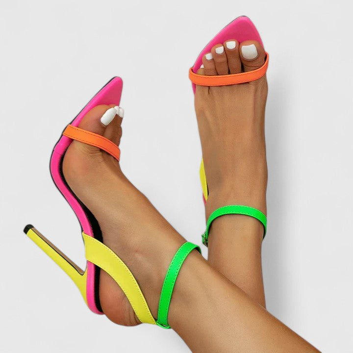 Olive Stiletto High Heels