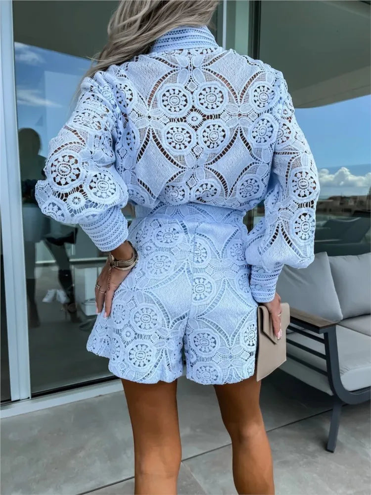 Lesley - Chic Lace Ensemble