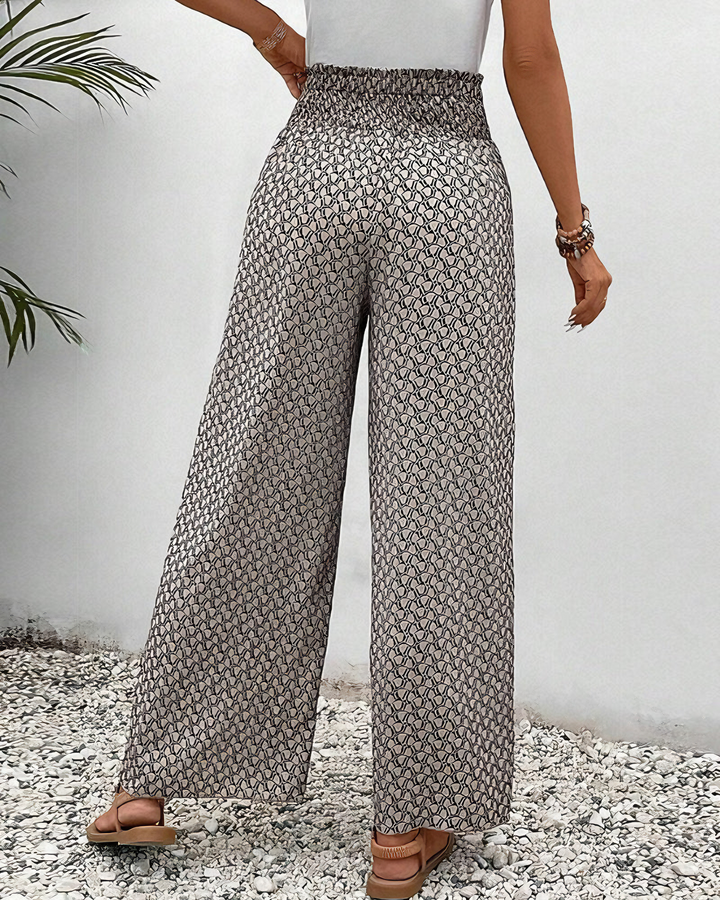 Sahara - Easy Fit Wide-Leg Trousers