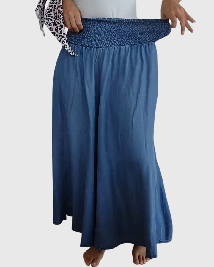 Isabella™ | Relaxed Fit Trousers with Stretchy Waistband