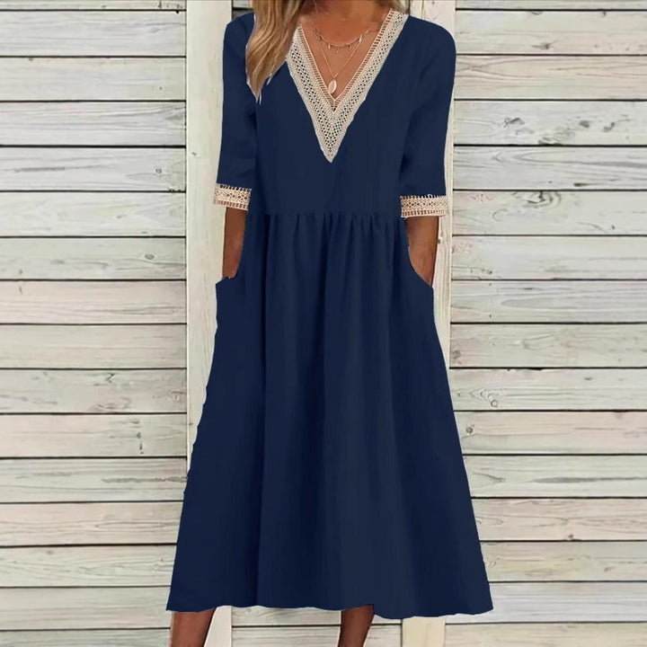 LIVIA | Lace Mid-Length Dress