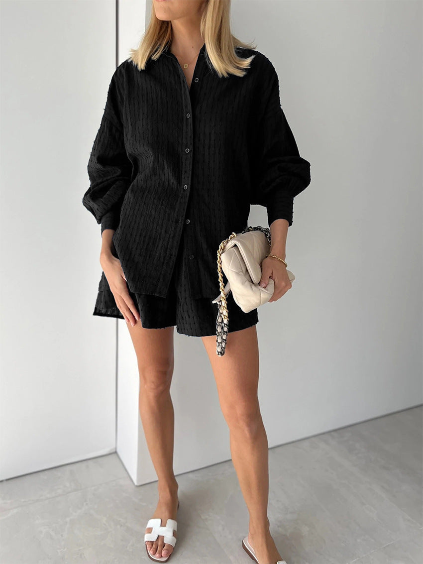 Elizabeth - Breezy Shirt and Shorts Ensemble