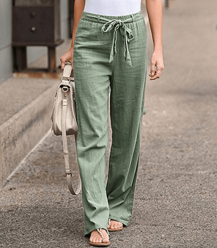 Joleen - Women's Comfortable Drawstring Trousers with Elastic Waist