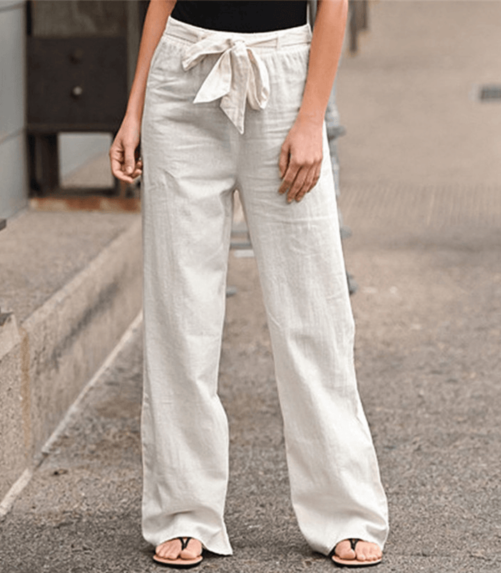 Joleen - Women's Comfortable Drawstring Trousers with Elastic Waist