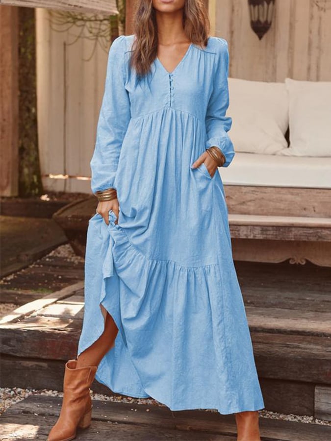 Cadence - Elegant Floral Dress