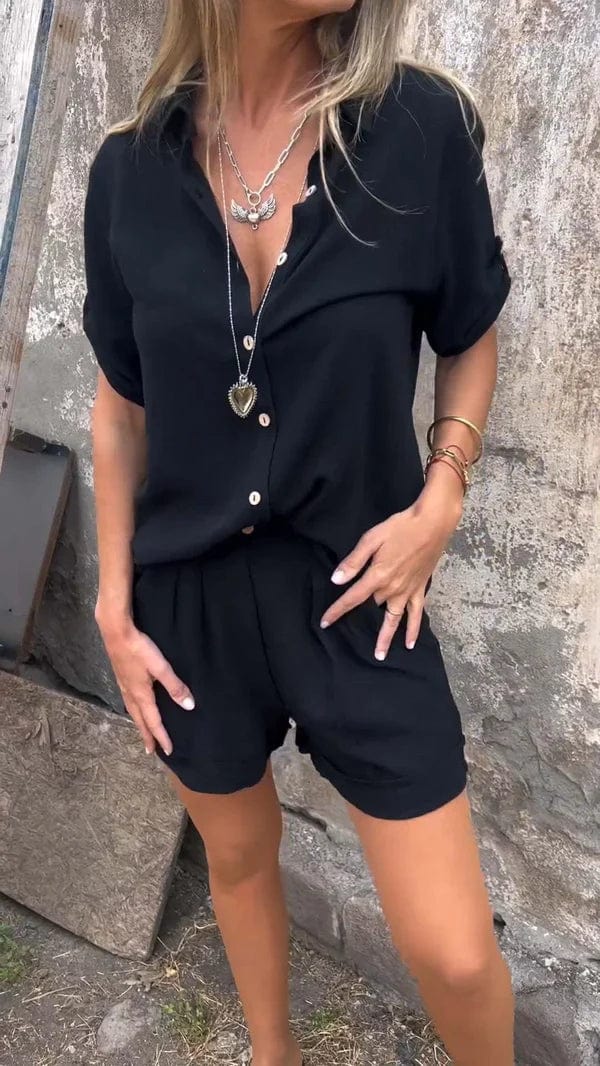 Melda - Breezy Button-Up Ensemble