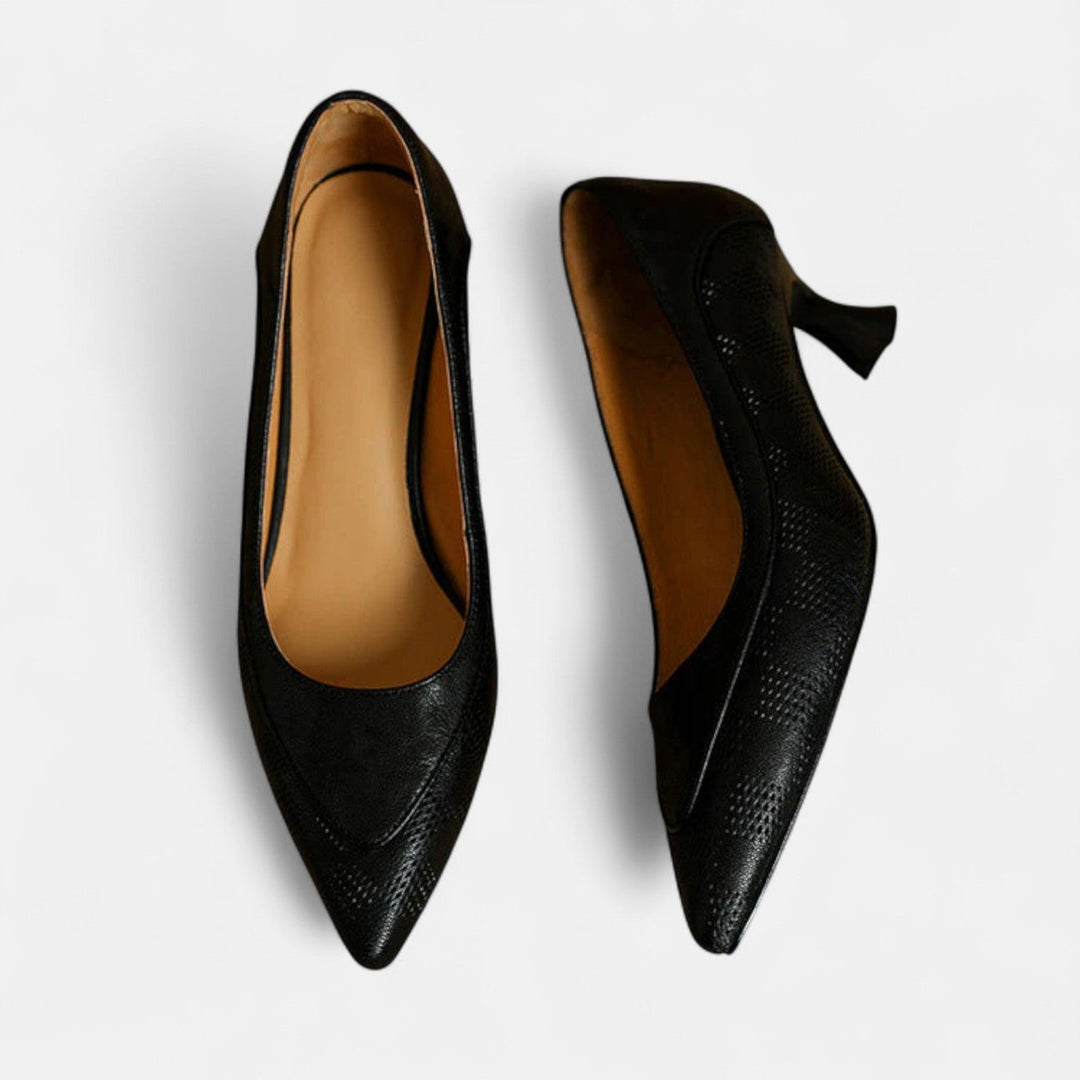 Amara Genuine Leather High Heels