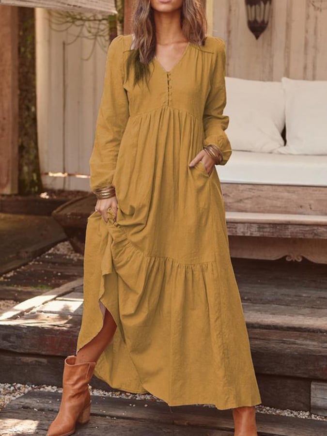 Cadence - Elegant Floral Dress