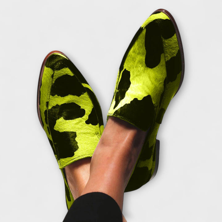 Paloma™ Cow Print Slip-On Loafers