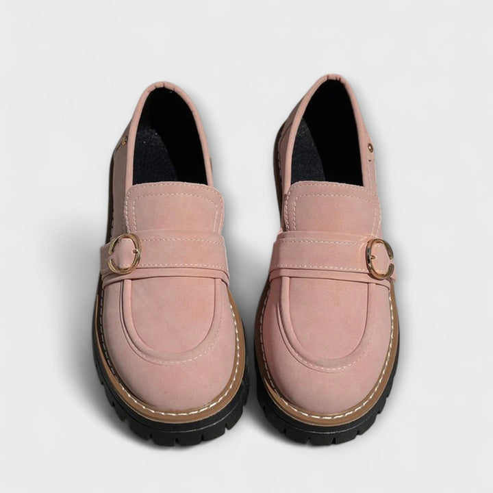 Lora™ | Comfortable Round Toe Slip-On Loafers