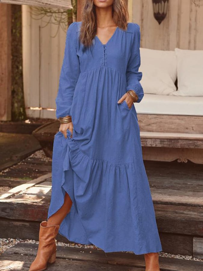 Cadence - Elegant Floral Dress