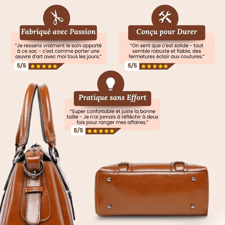 Camille™ | Elegant Polished Shoulder Bag