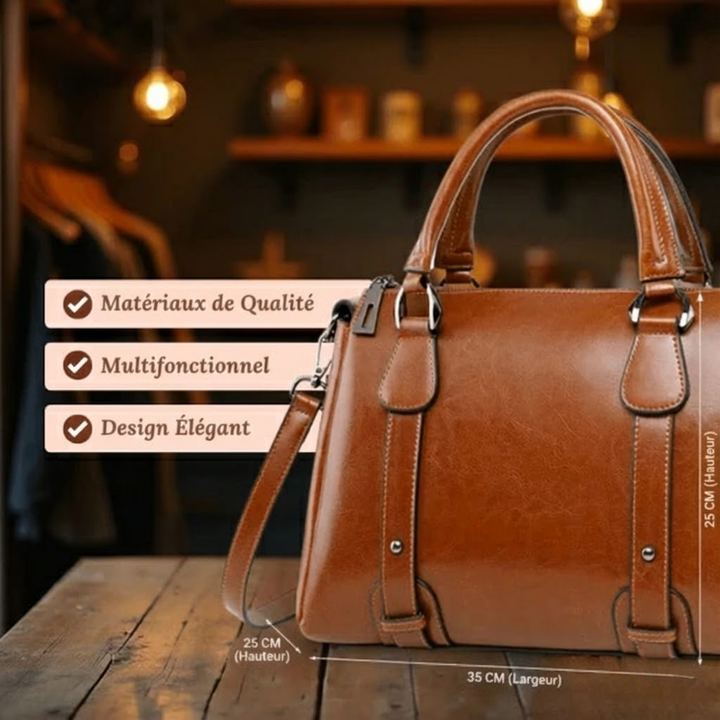 Camille™ | Elegant Polished Shoulder Bag